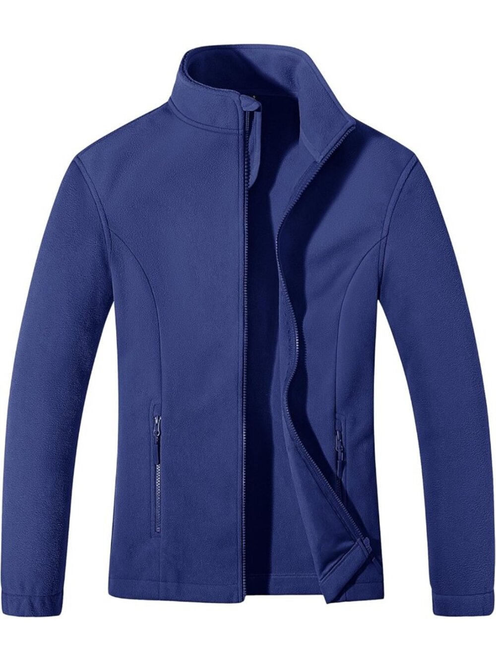 Cozy Lightweight Fleece Jacket with Pockets | Warm Long Sleeve Winter Coat